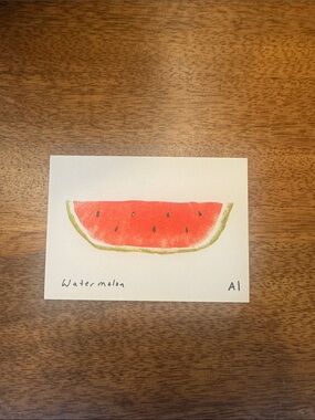 Inciardi - Watermelon - Mini Art Print -